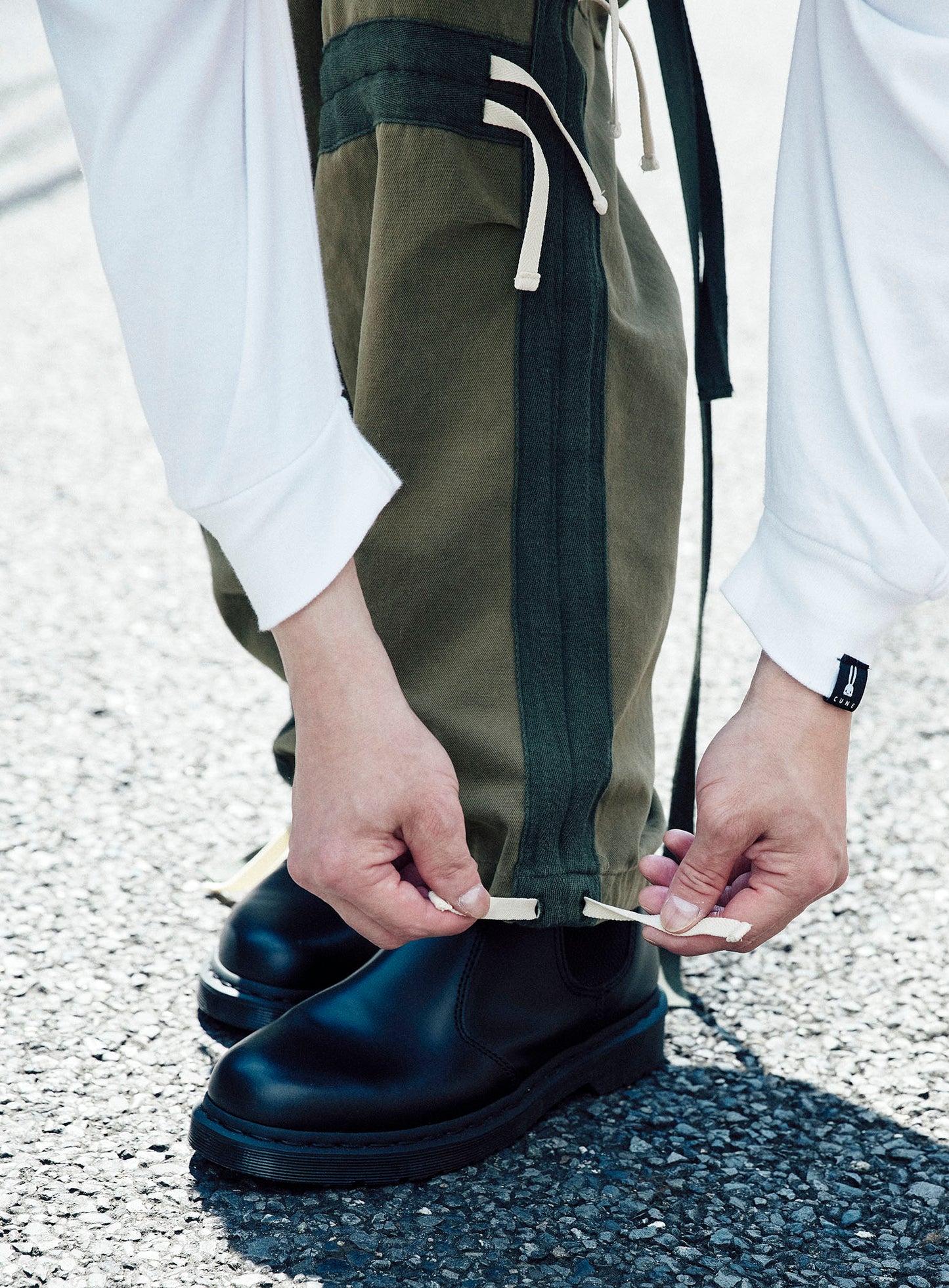 CUNE RELAX WORK WEARミリタリー風カーゴパンツ
