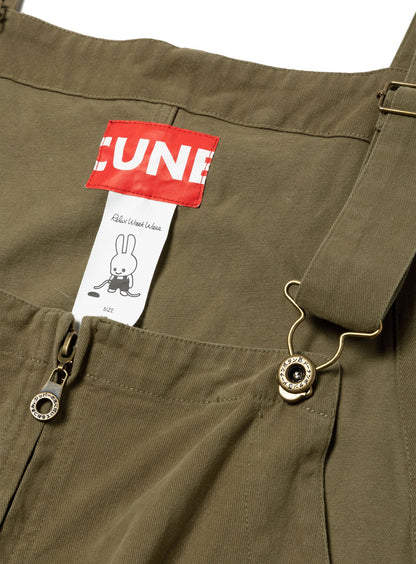 CUNE RELAX WORK WEARミリタリー風オーバーオール