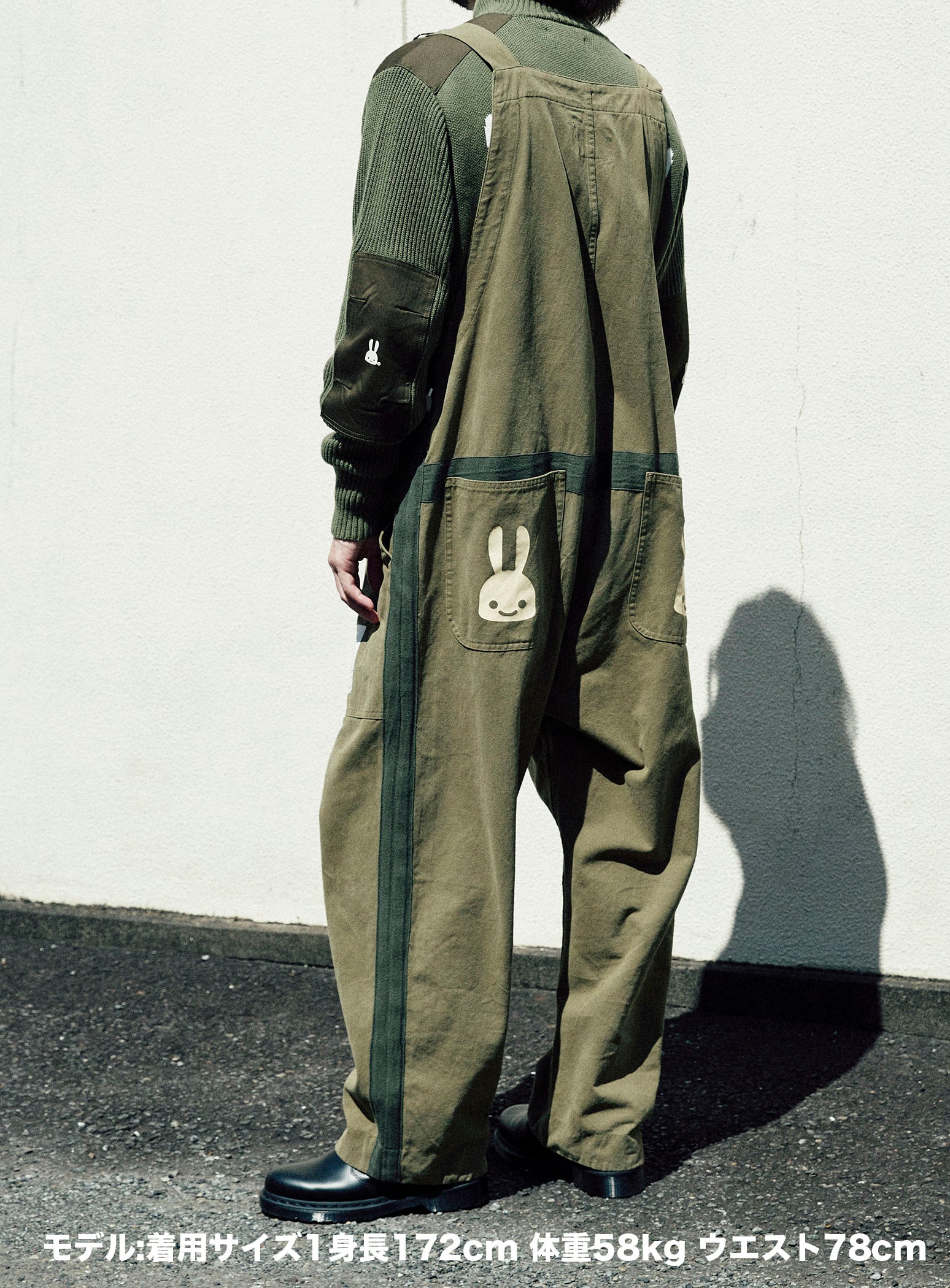 CUNE RELAX WORK WEARミリタリー風オーバーオール