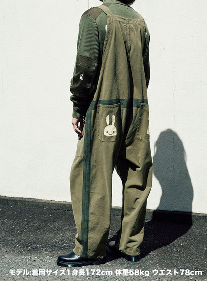 CUNE RELAX WORK WEARミリタリー風オーバーオール