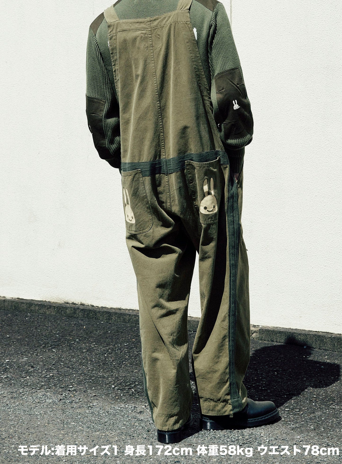 CUNE RELAX WORK WEARミリタリー風オーバーオール