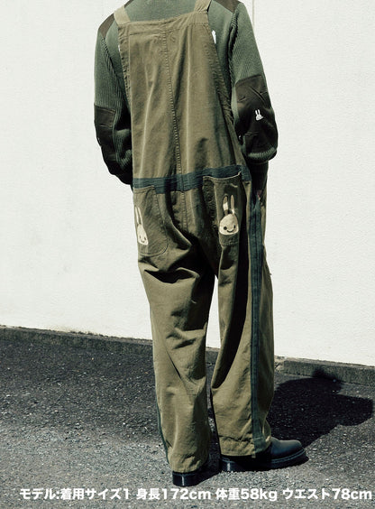 CUNE RELAX WORK WEARミリタリー風オーバーオール