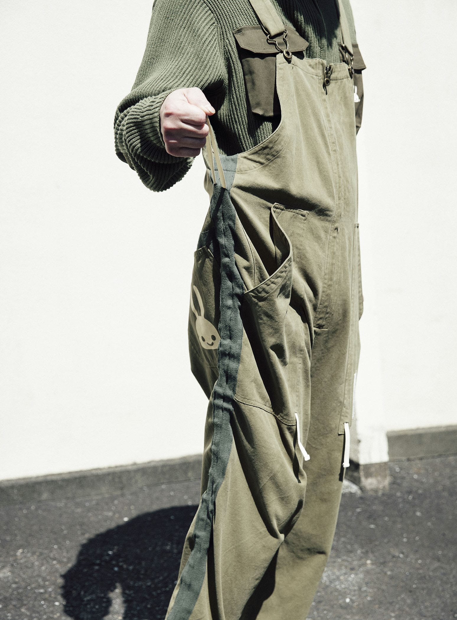 CUNE RELAX WORK WEARミリタリー風オーバーオール