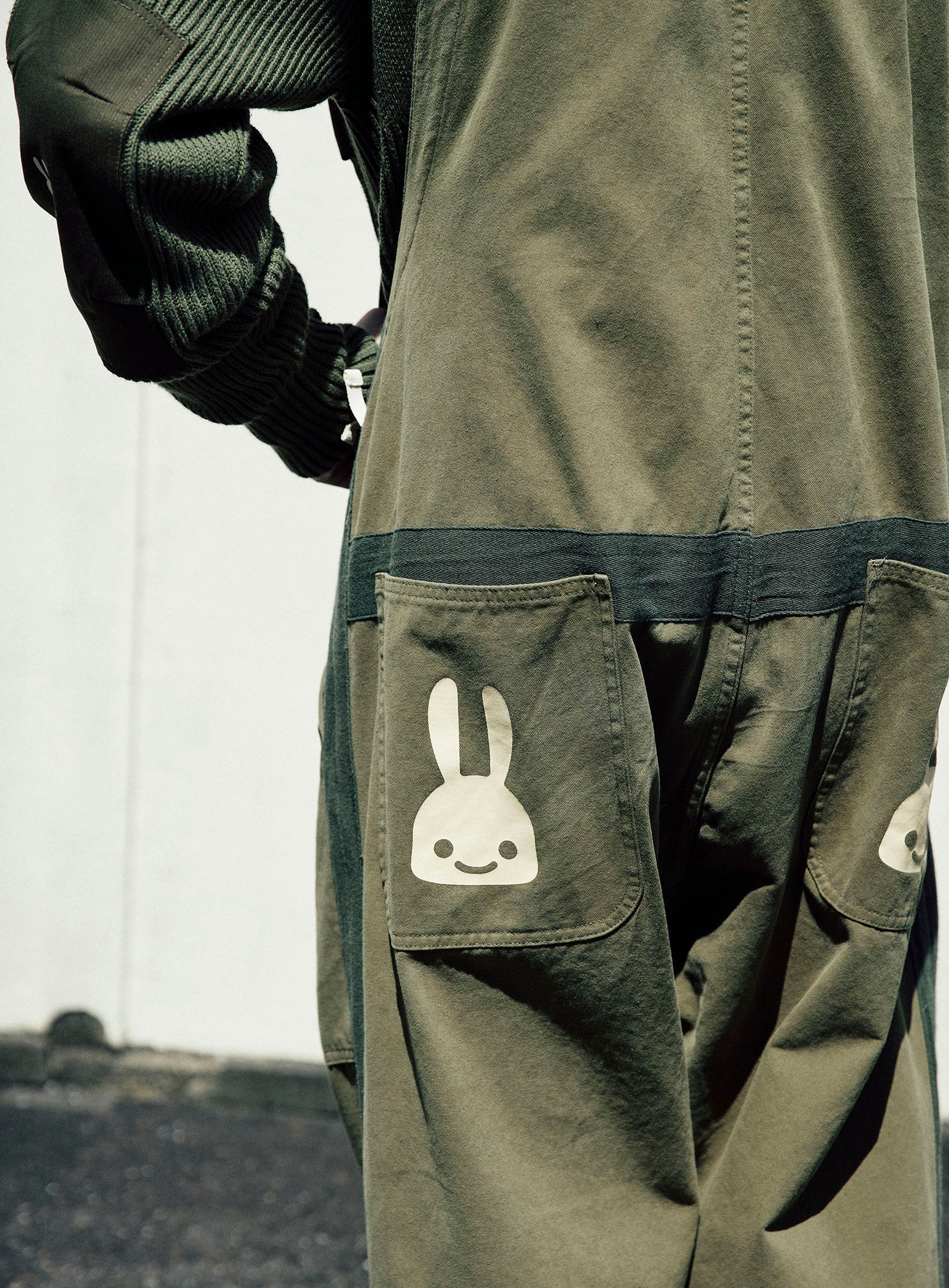 CUNE RELAX WORK WEARミリタリー風オーバーオール