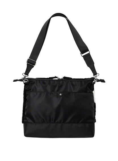 ファーショルダーバッグ