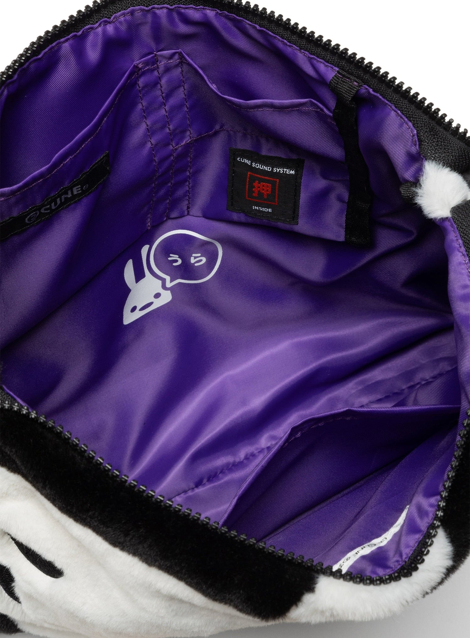 ファーショルダーバッグ