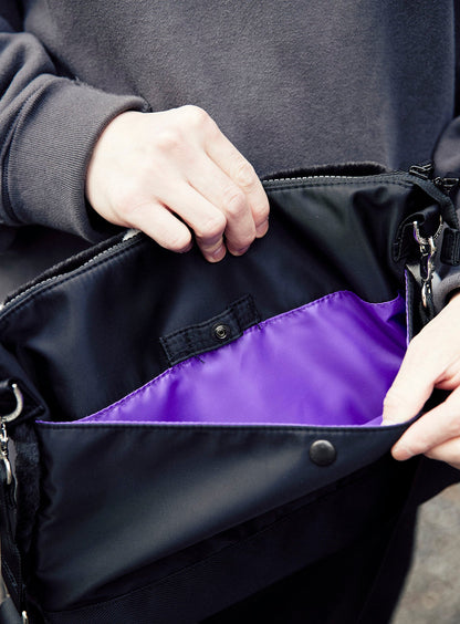 ファーショルダーバッグ