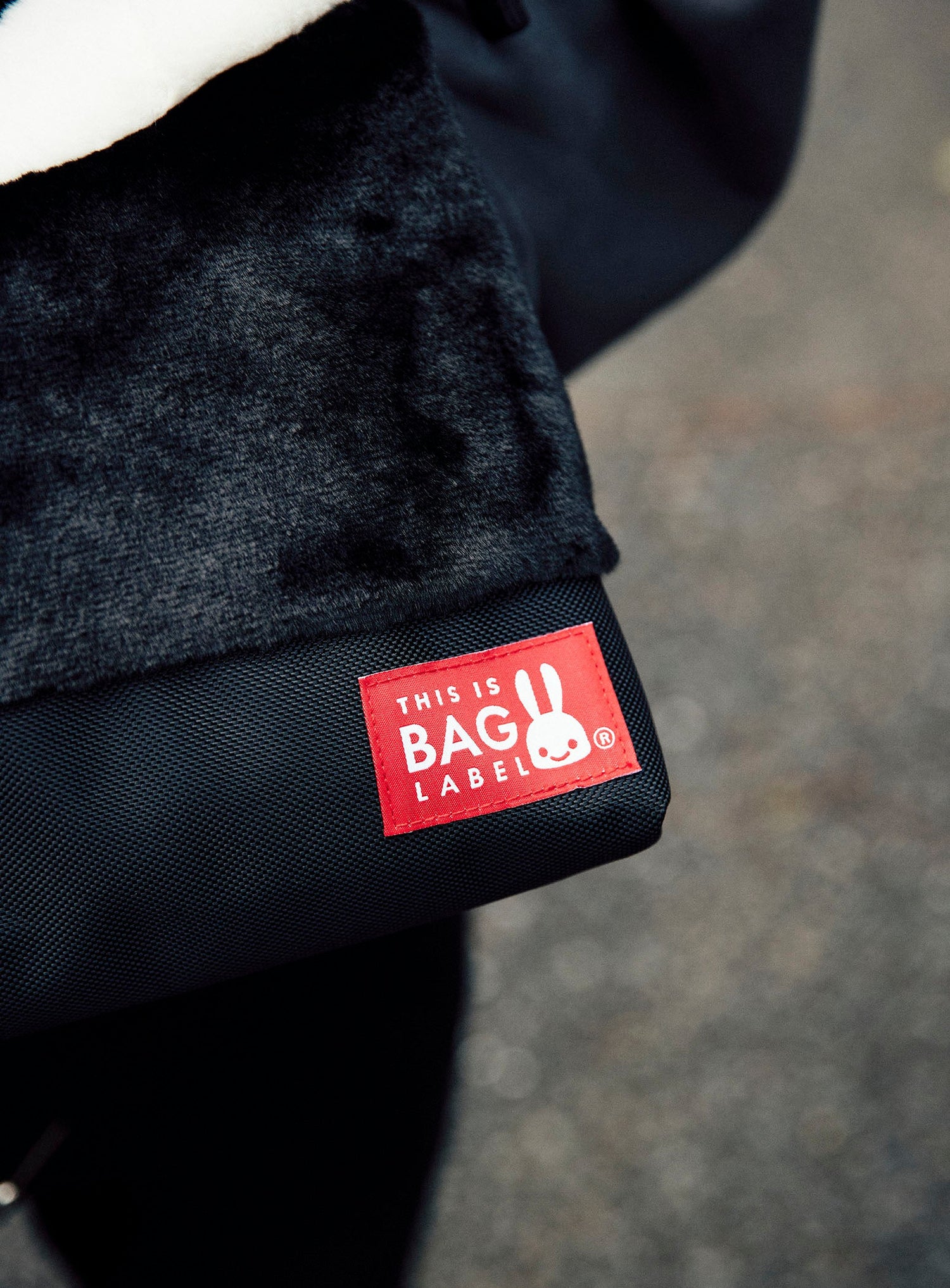 ファーショルダーバッグ