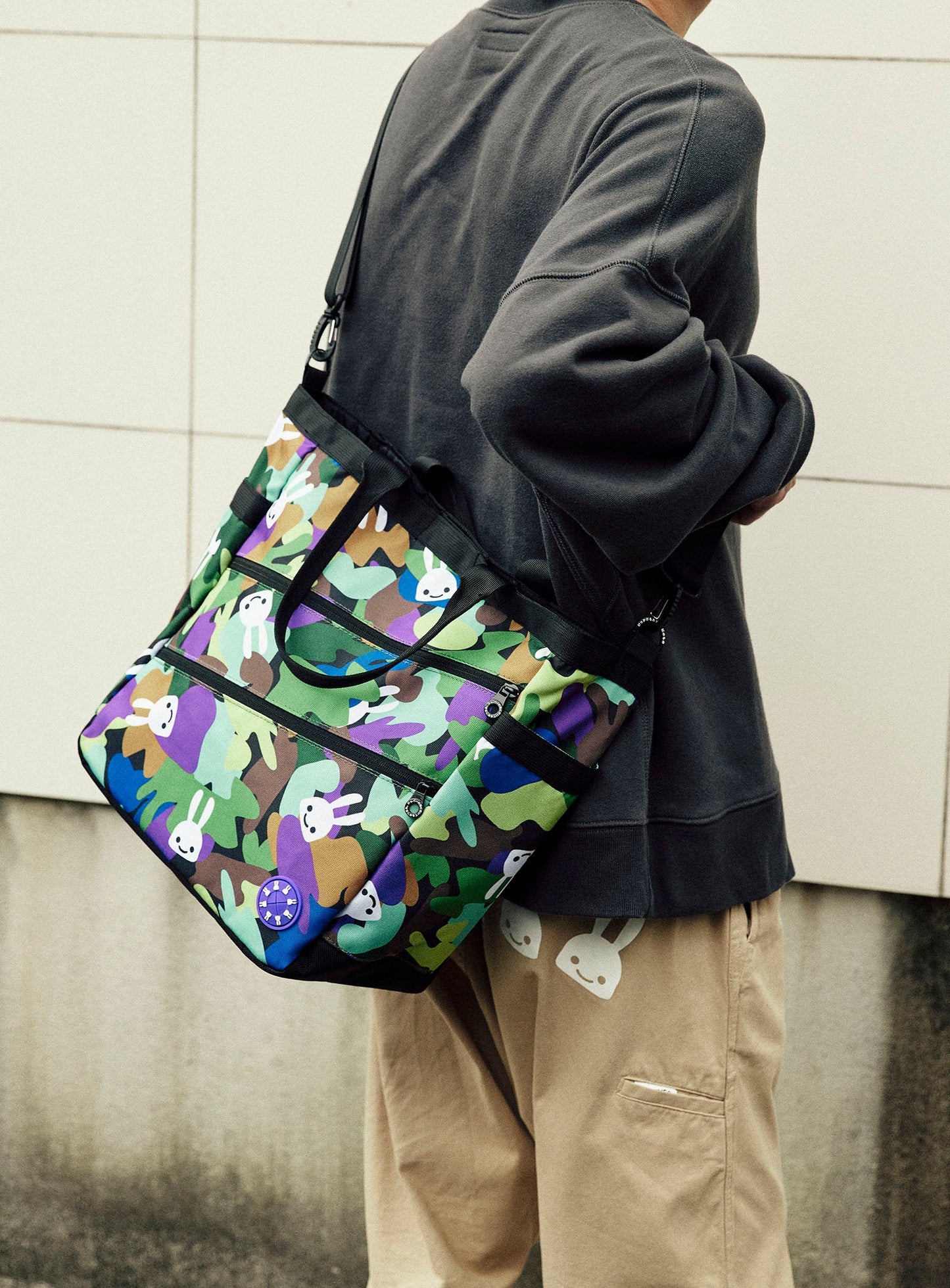 CUNE CAMO トートバッグ