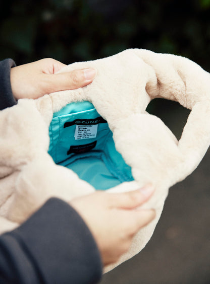 ふわふわウサギバッグ S