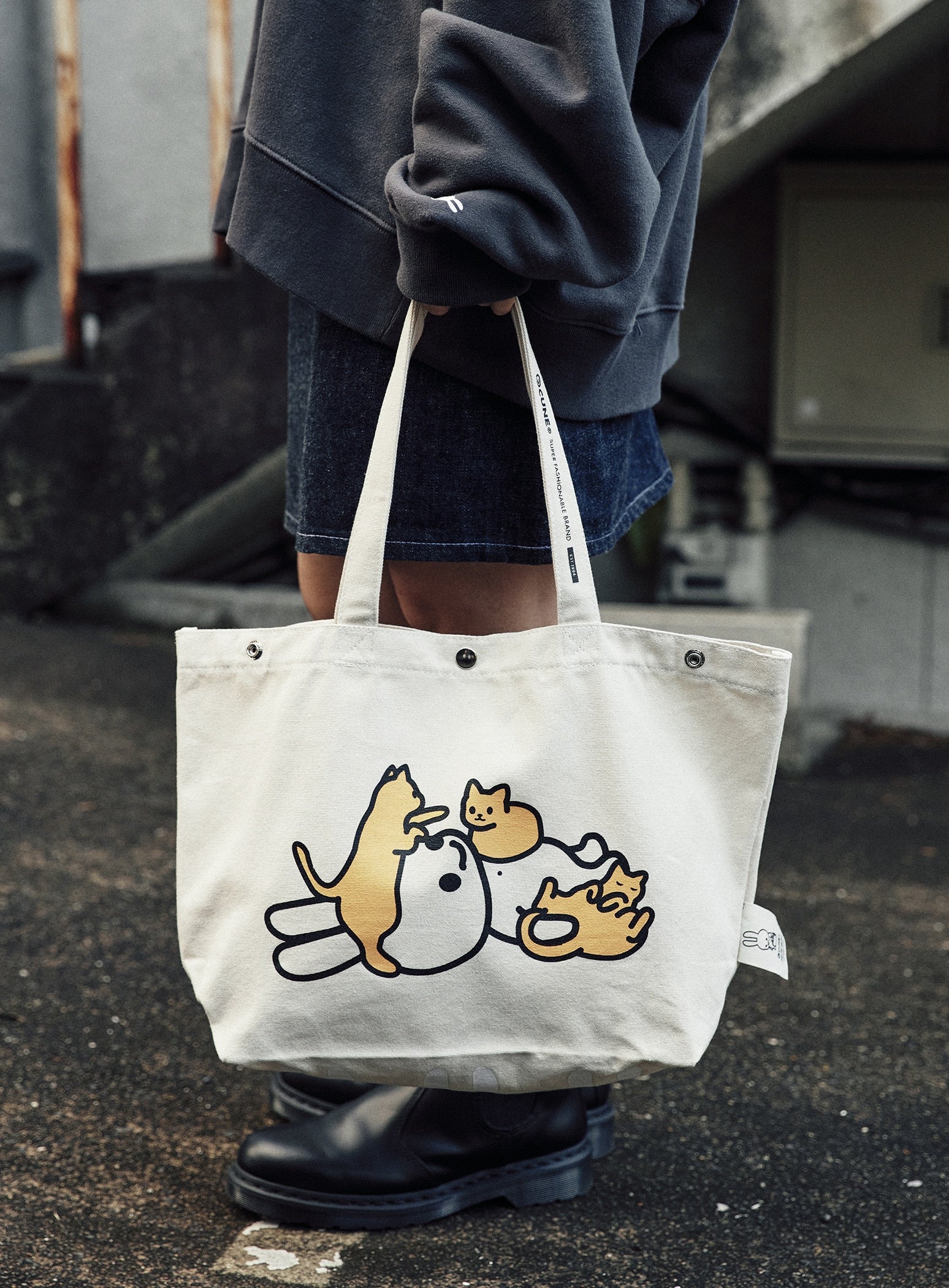 ベーシックコットントートバッグ 動けない – CUNE