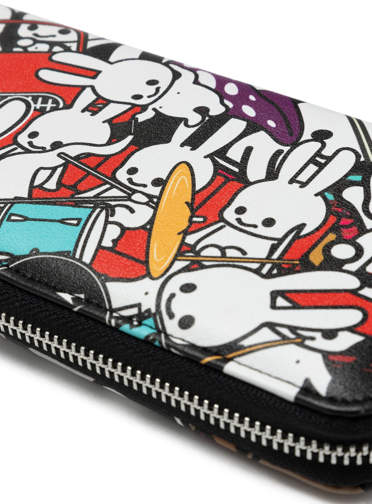 うさちゃんいっぱいプリントロングウォレット