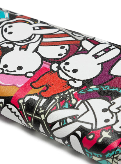 うさちゃんいっぱいプリントロングウォレット