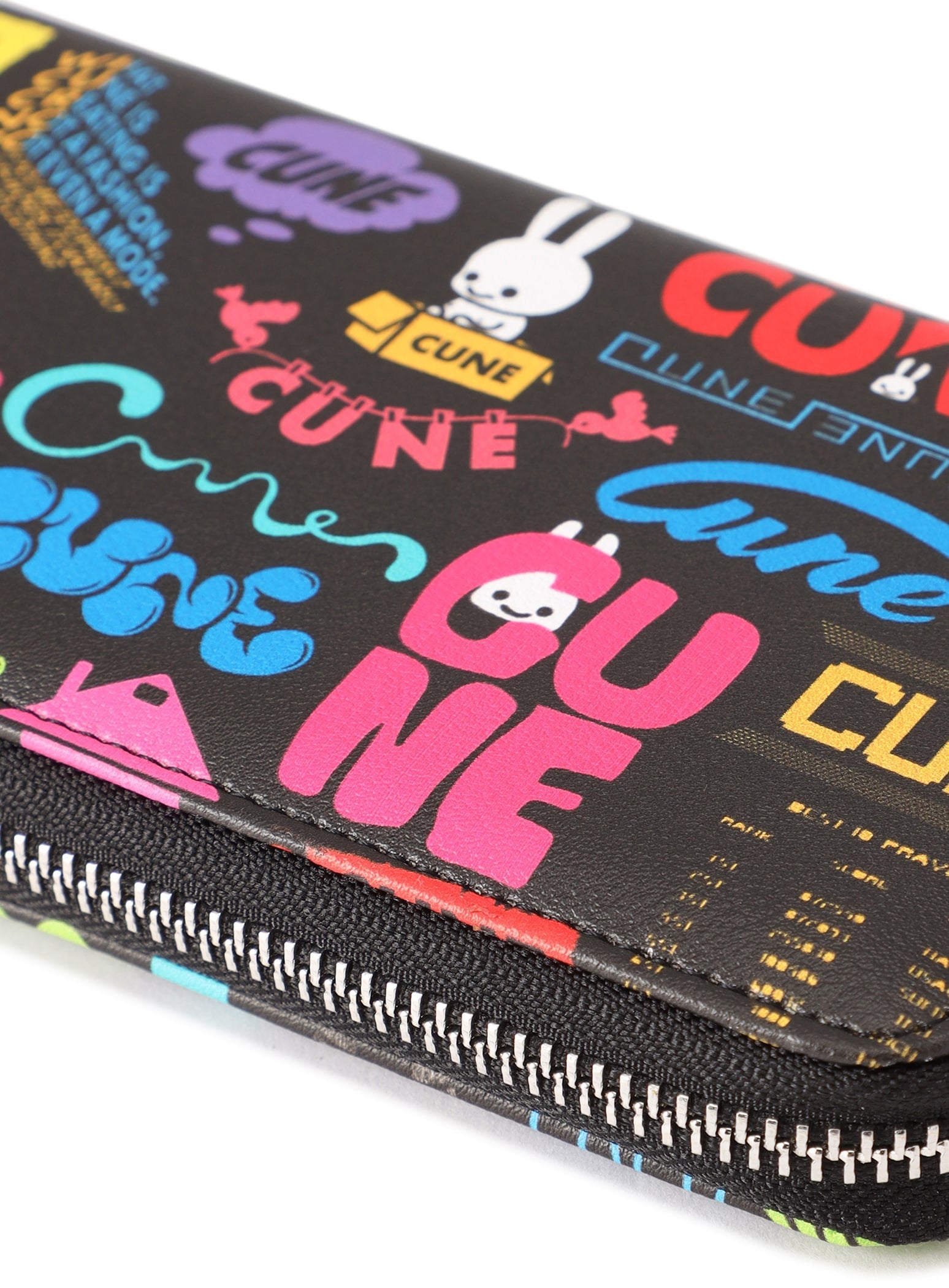 30th ANNIV ロゴたくさんプリントロングウォレット – CUNE