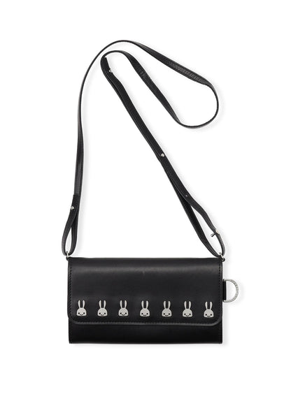 ショルダーレザースタッズウォレット U7