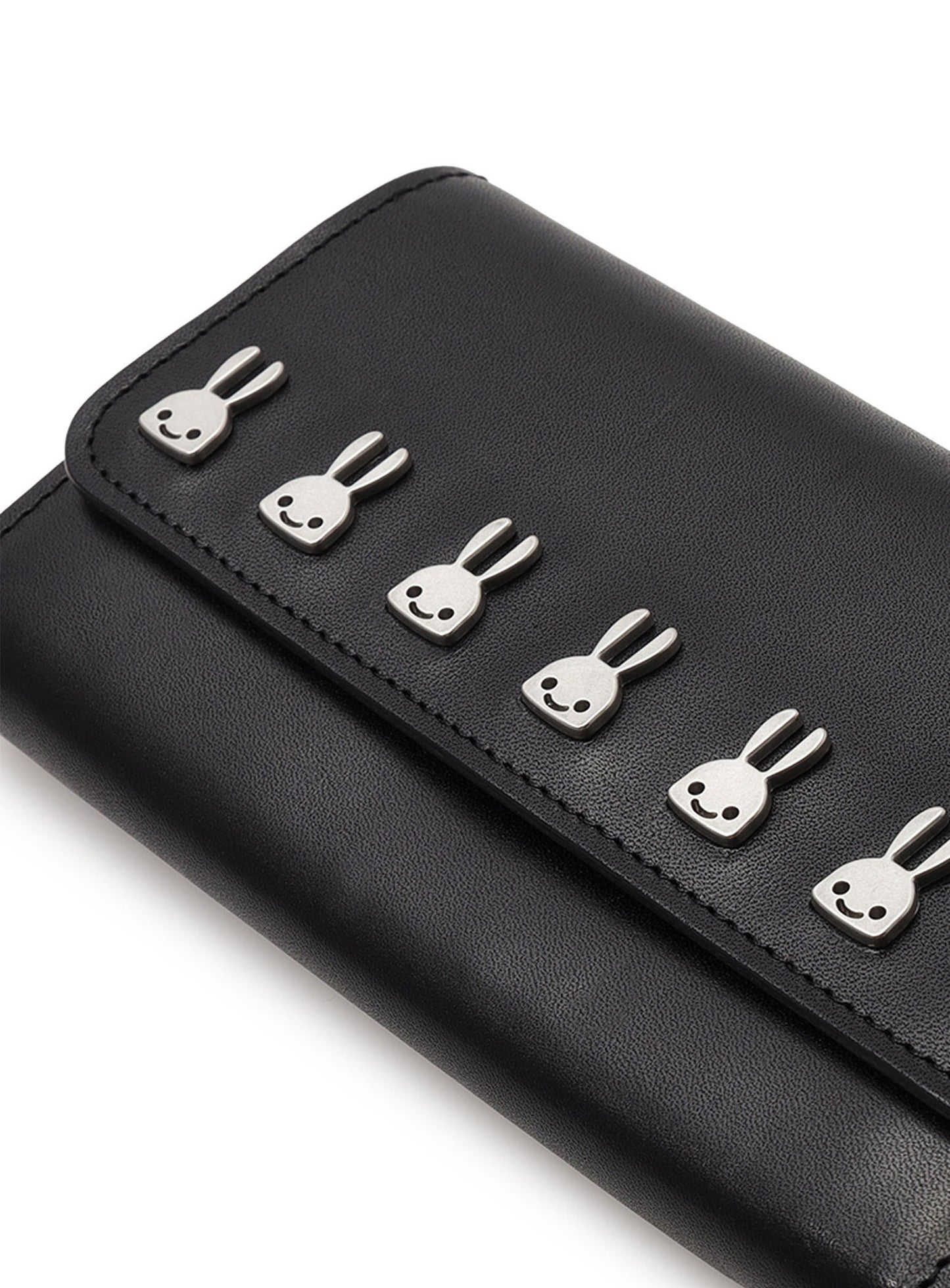 ショルダーレザースタッズウォレット U7