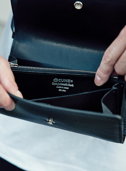 ショルダーレザースタッズウォレット U7