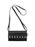 ショルダーレザースタッズウォレット U7