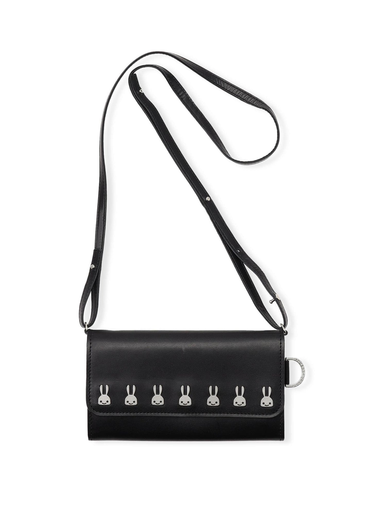 ショルダーレザースタッズウォレット U7