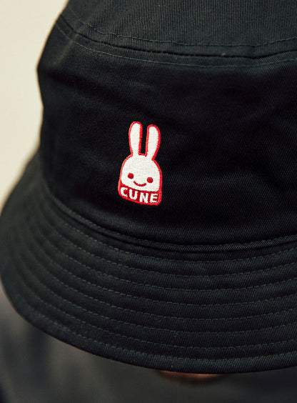 刺繍のバケットハット CUNEウサギ