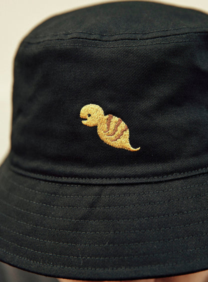 刺繍のバケットハット つちのこ