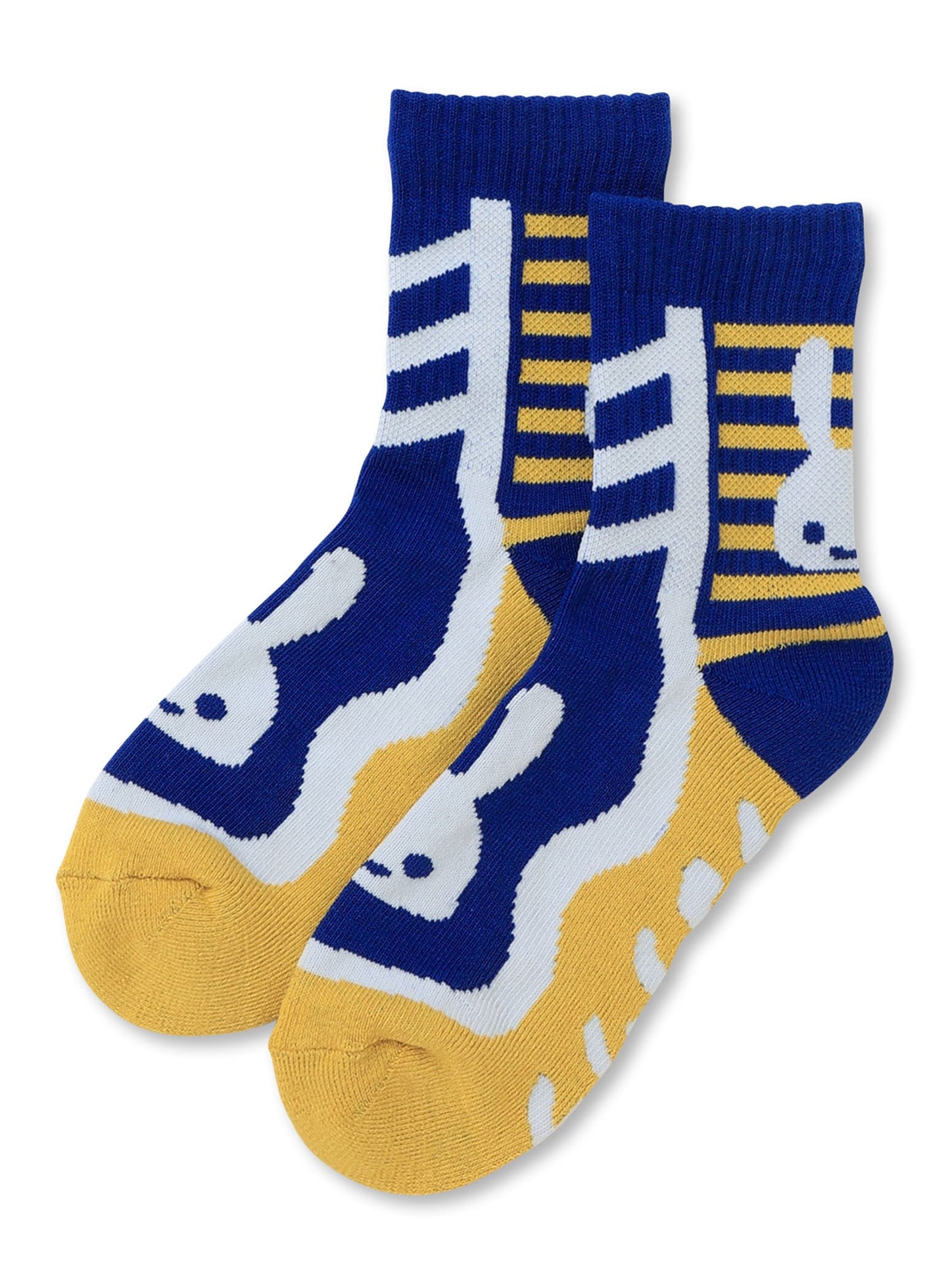 CUNEショートソックス アキレスボーダー