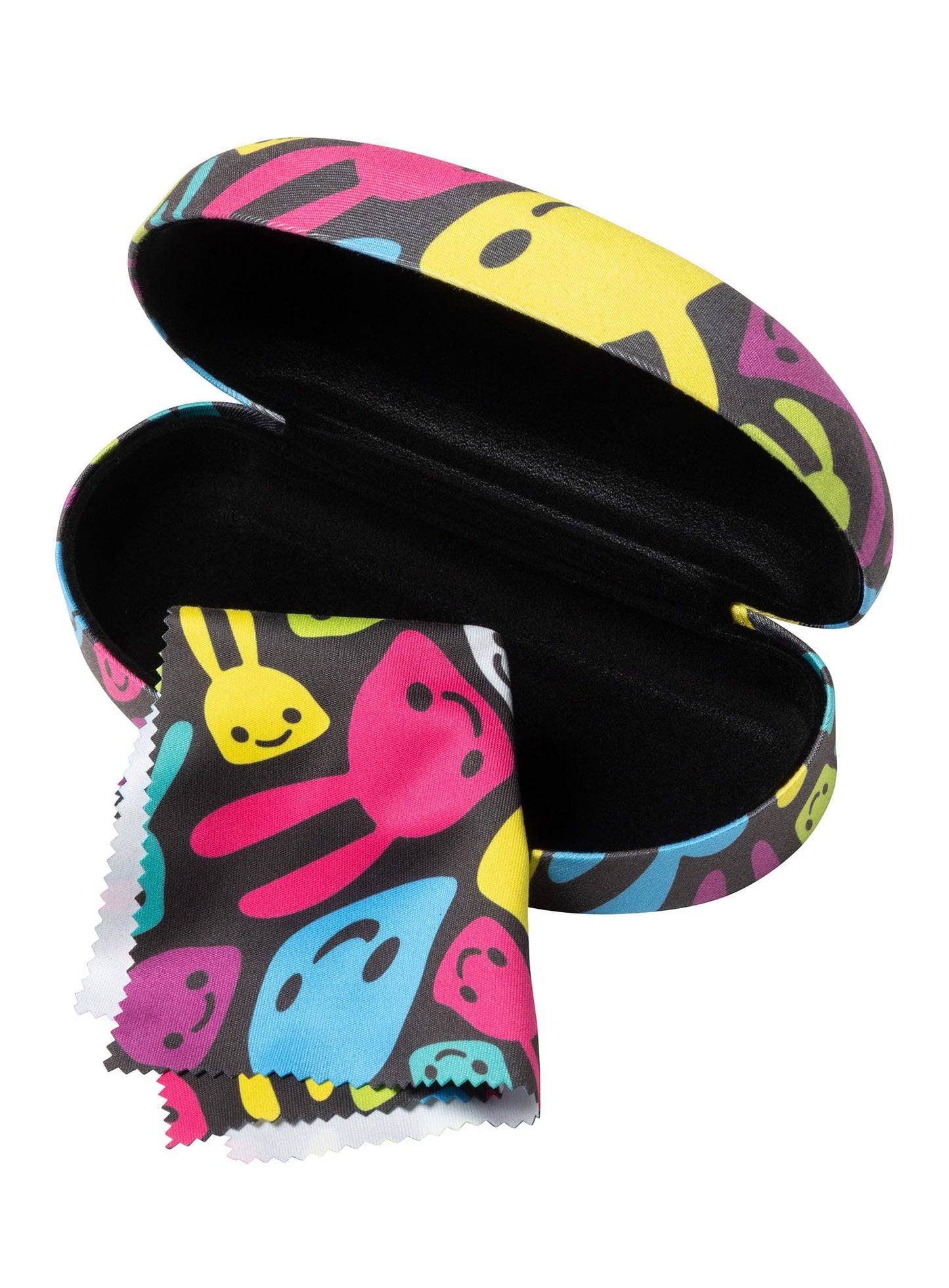 メガネケース ぐにゃぐにゃウサギ カラフル