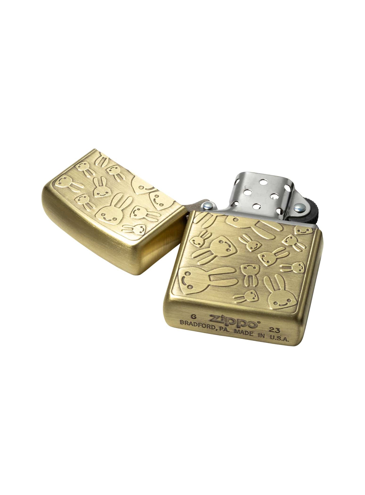 Zippoライター ウサギたくさん