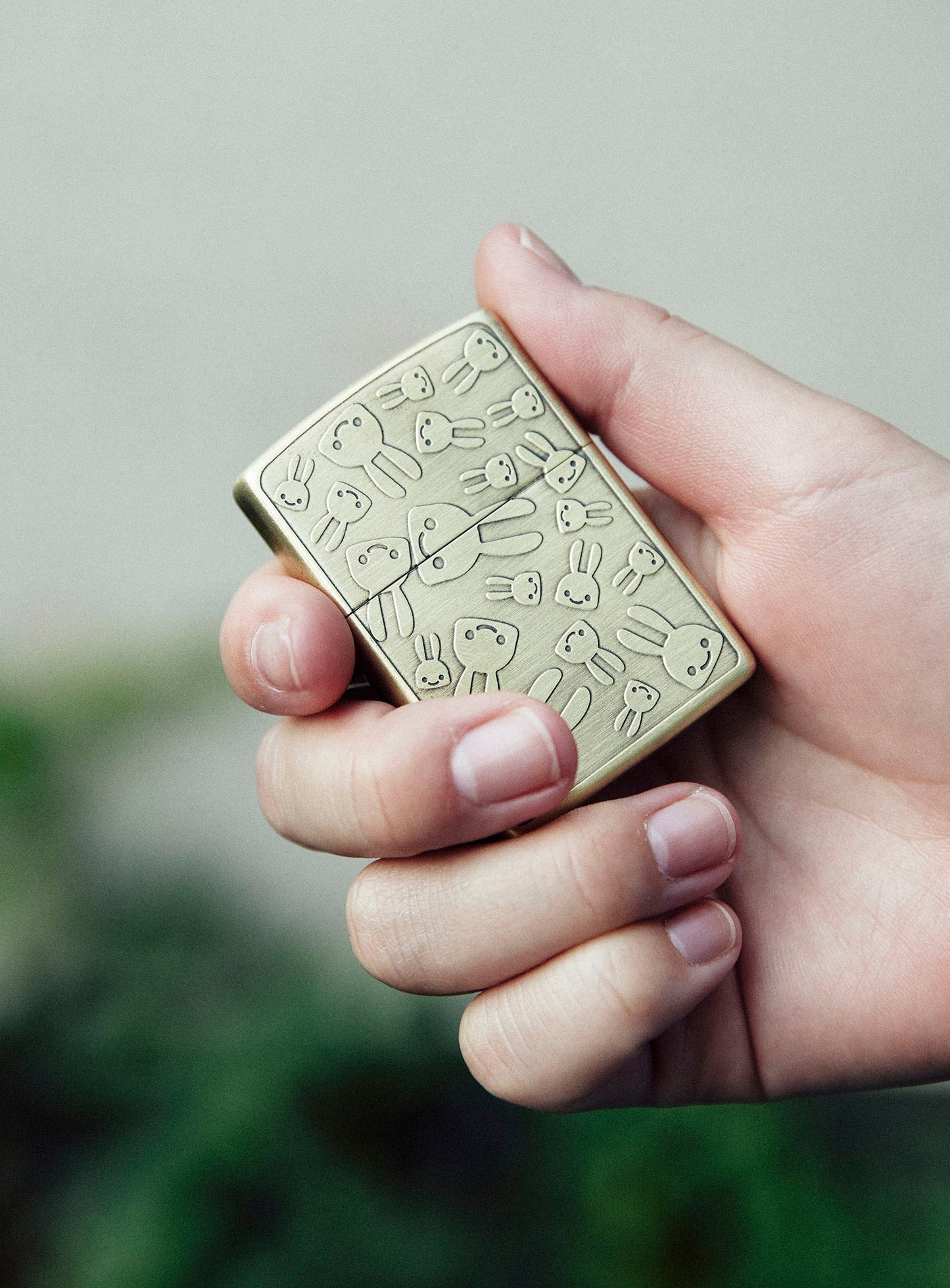 Zippoライター ウサギたくさん