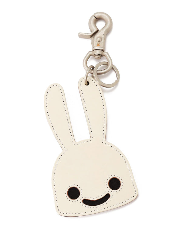 レザーウサギキーホルダー