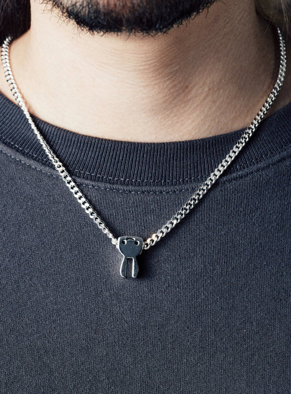 逆さウサギ太チェーンネックレス