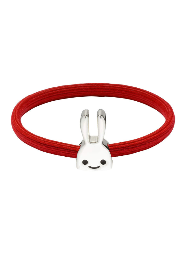 ウサギチャームゴムブレスレット