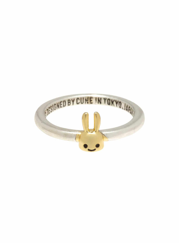 コンビカラーウサギリング