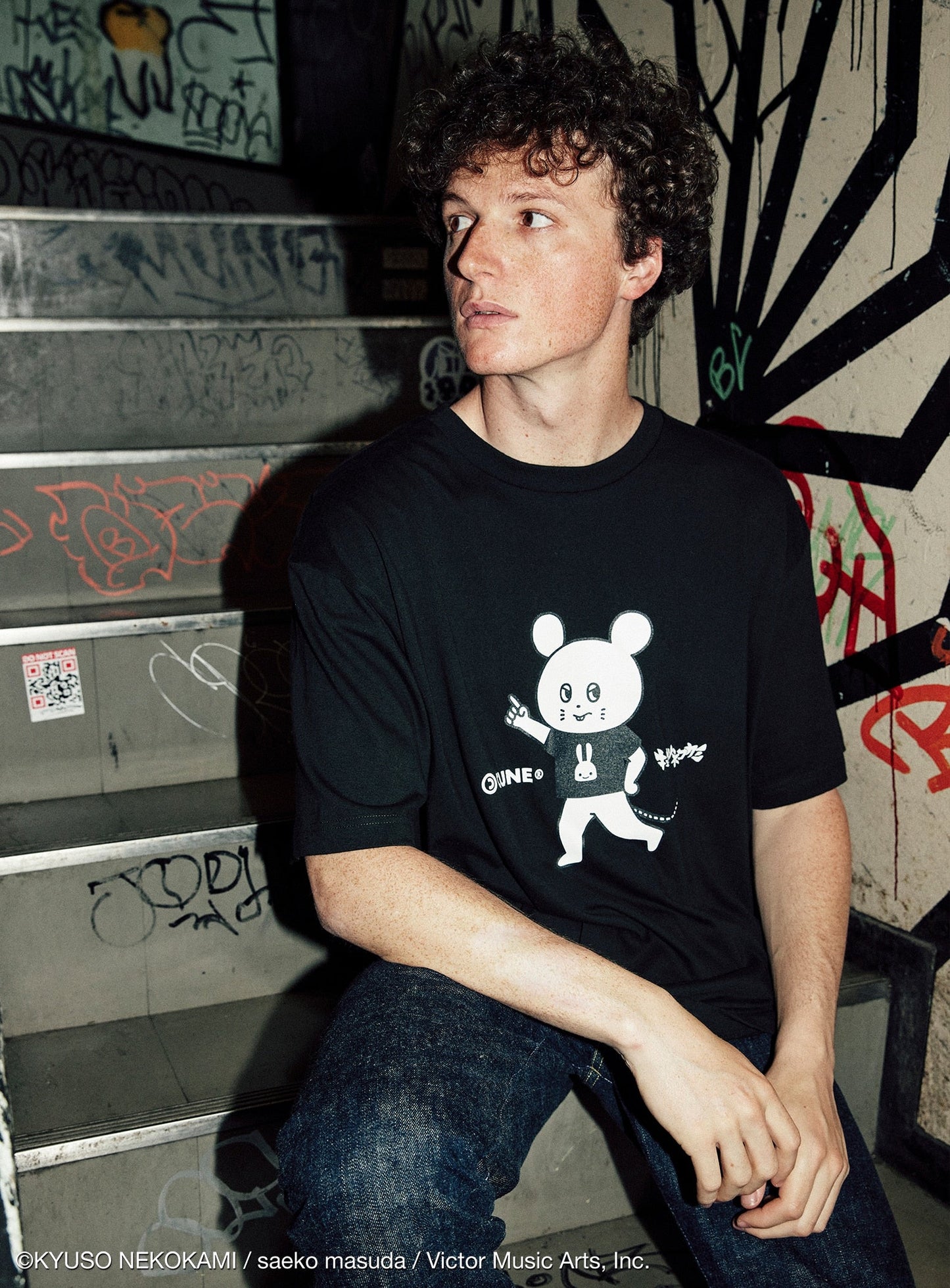 30th ANNIV T-SHIRTS キュウソネコカミ_ねずみくんA