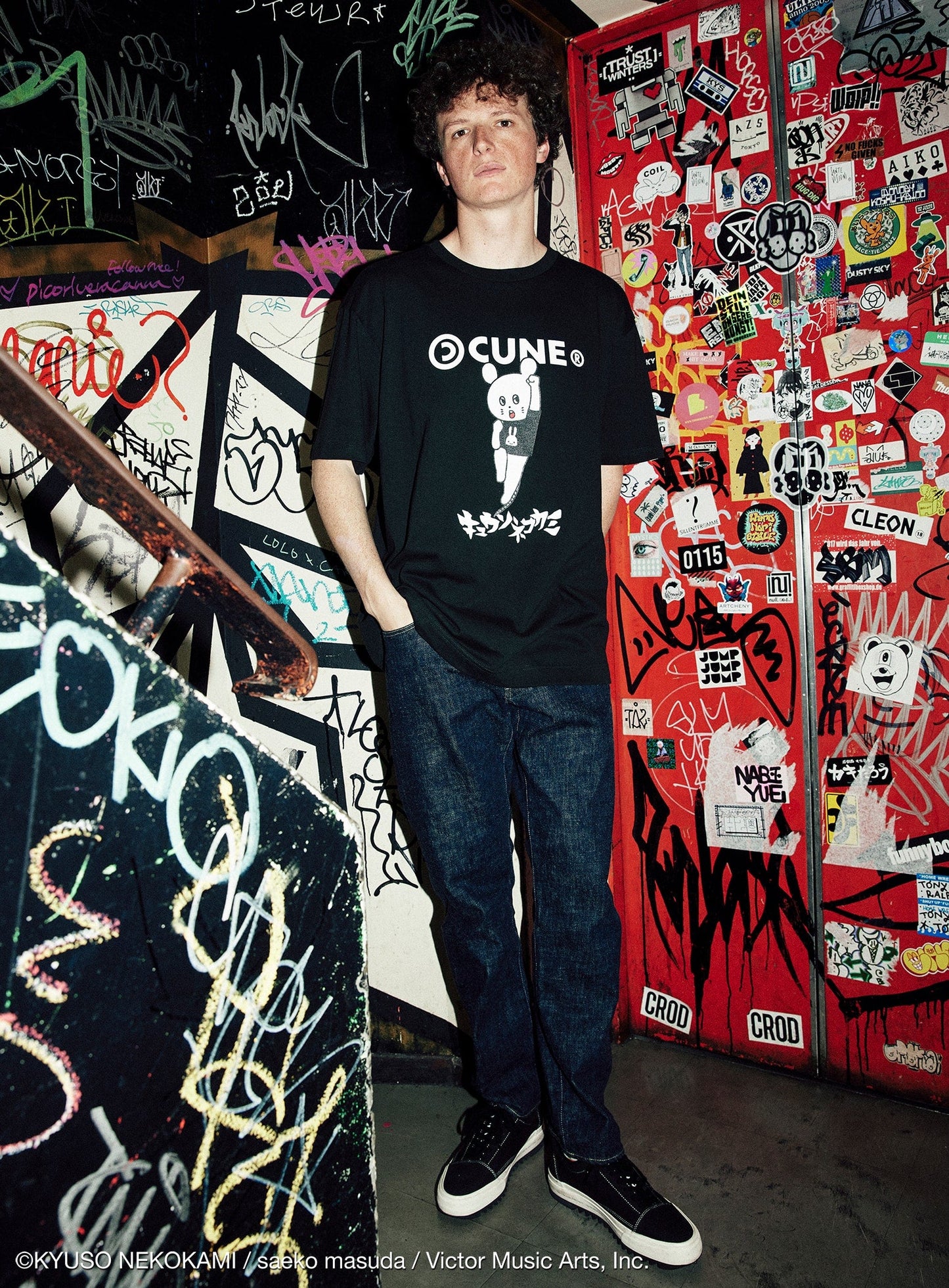 30th ANNIV T-SHIRTS キュウソネコカミ_ねずみくんB