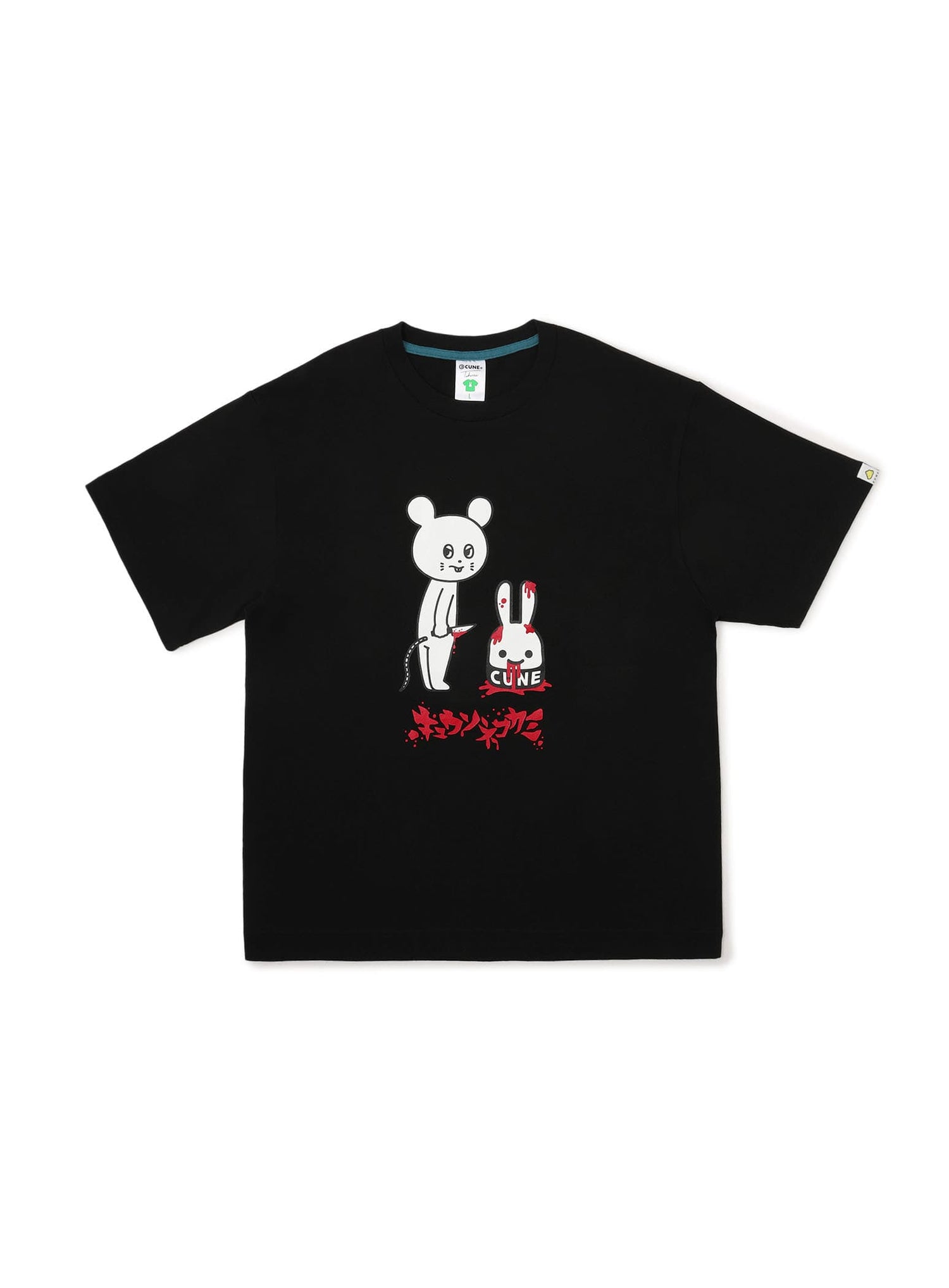 30th ANNIV T-SHIRTS キュウソネコカミ_ねずみくんとCUNEウサギ