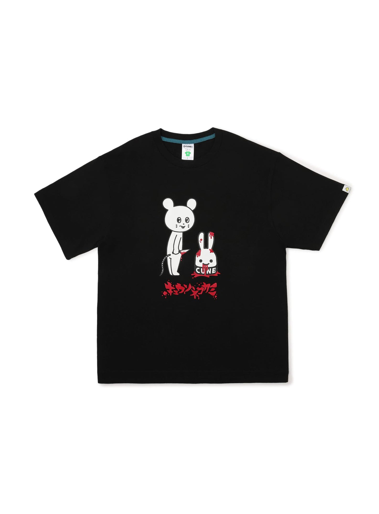 30th ANNIV T-SHIRTS キュウソネコカミ_ねずみくんとCUNEウサギ