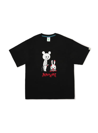 30th ANNIV T-SHIRTS キュウソネコカミ_ねずみくんとCUNEウサギ