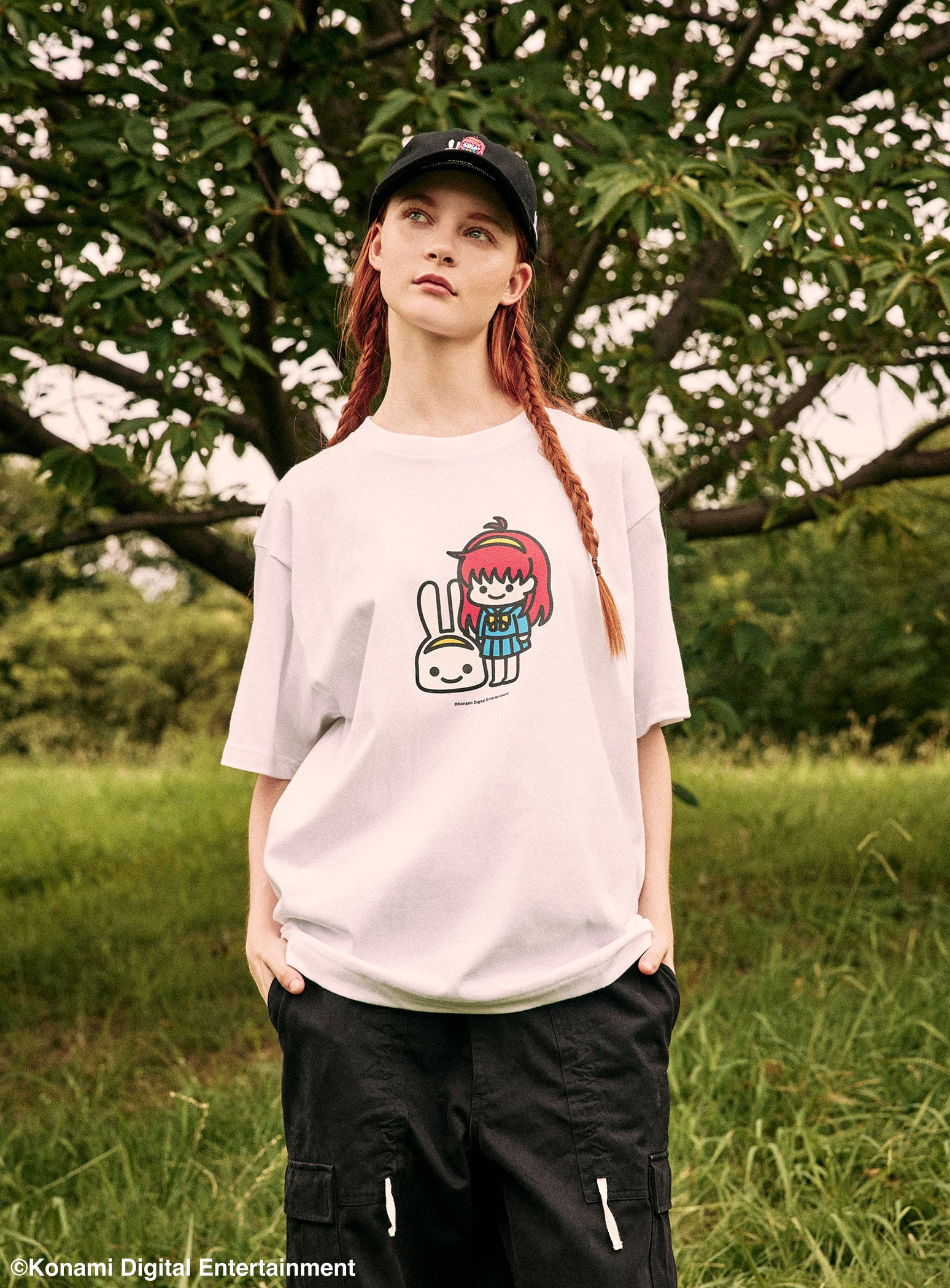 30th ANNIV T-SHIRTS ときめきメモリアル 藤崎詩織ちゃんとウサギ – CUNE