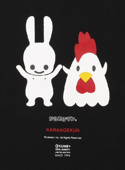 30th ANNIV T-SHIRTS からあげクンとうさちゃん