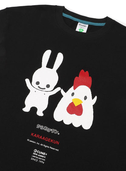 30th ANNIV T-SHIRTS からあげクンとうさちゃん