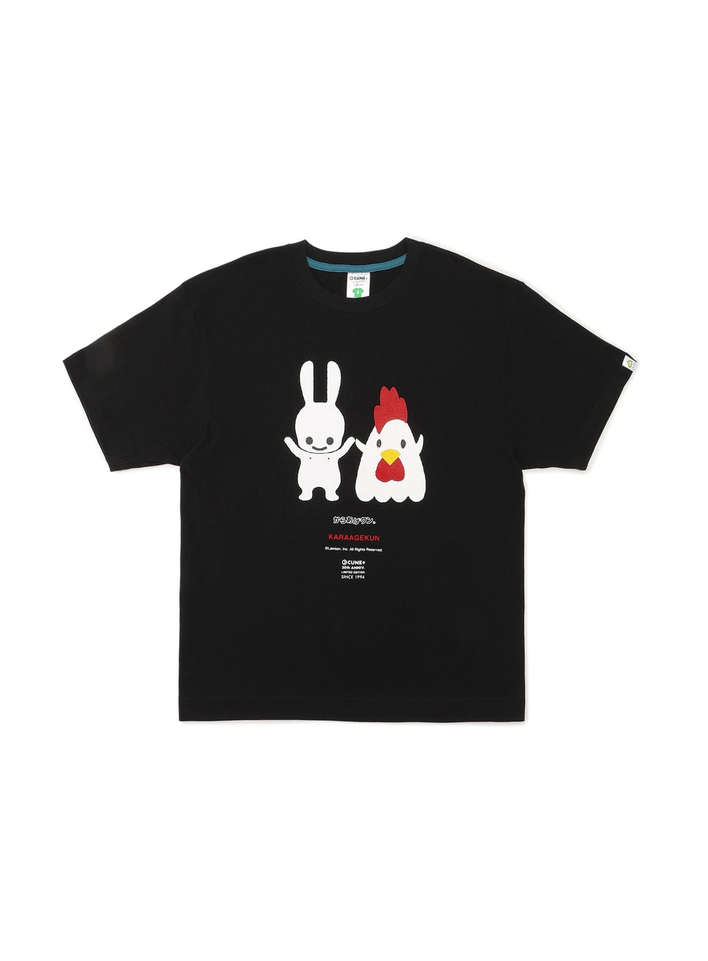 30th ANNIV T-SHIRTS からあげクンとうさちゃん
