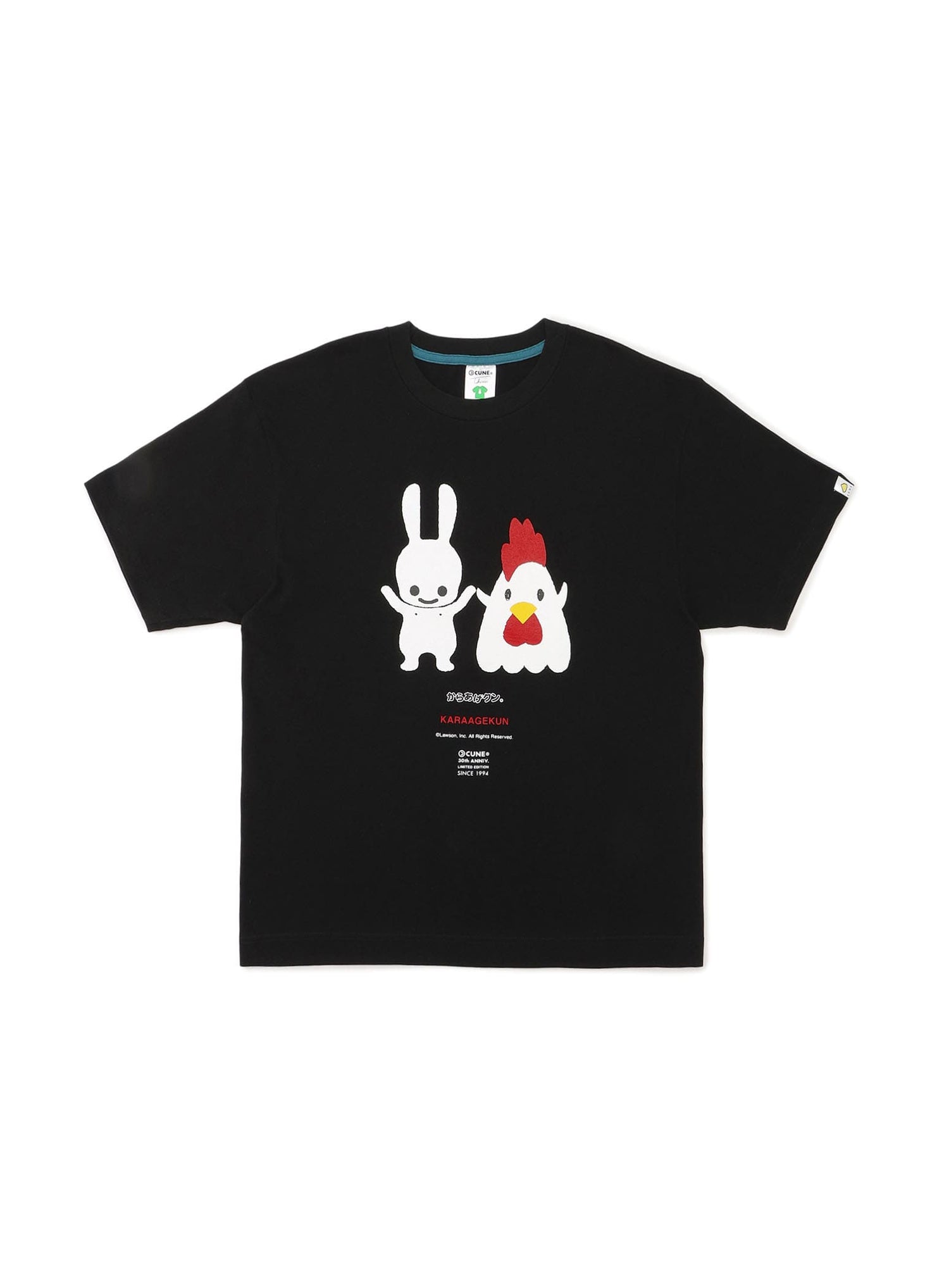 30th ANNIV T-SHIRTS からあげクンとうさちゃん