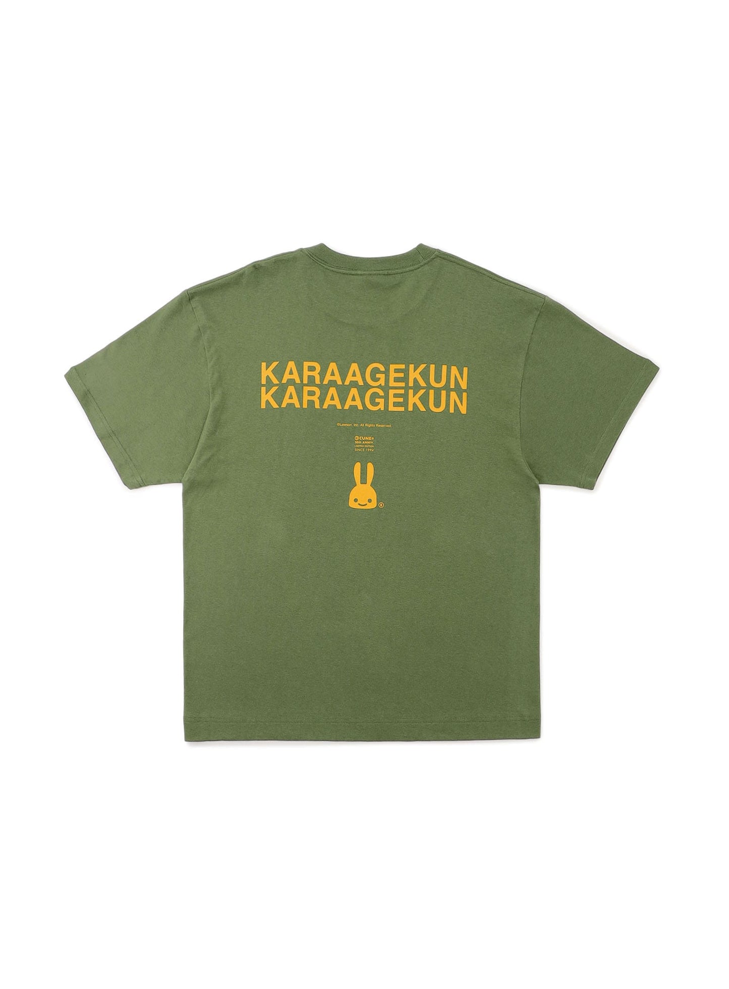 30th ANNIV T-SHIRTS からあげクンとCUNEウサギ