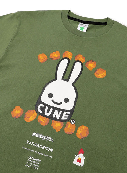 30th ANNIV T-SHIRTS からあげクンとCUNEウサギ