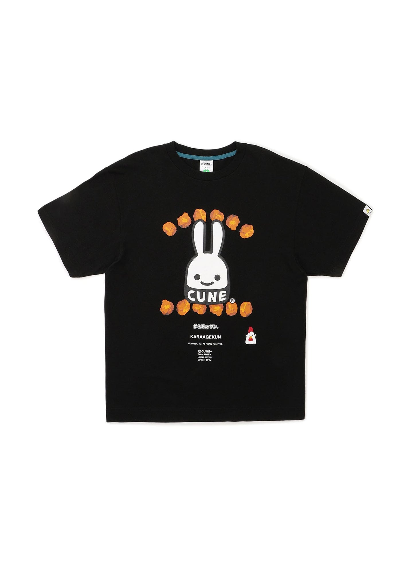 30th ANNIV T-SHIRTS からあげクンとCUNEウサギ