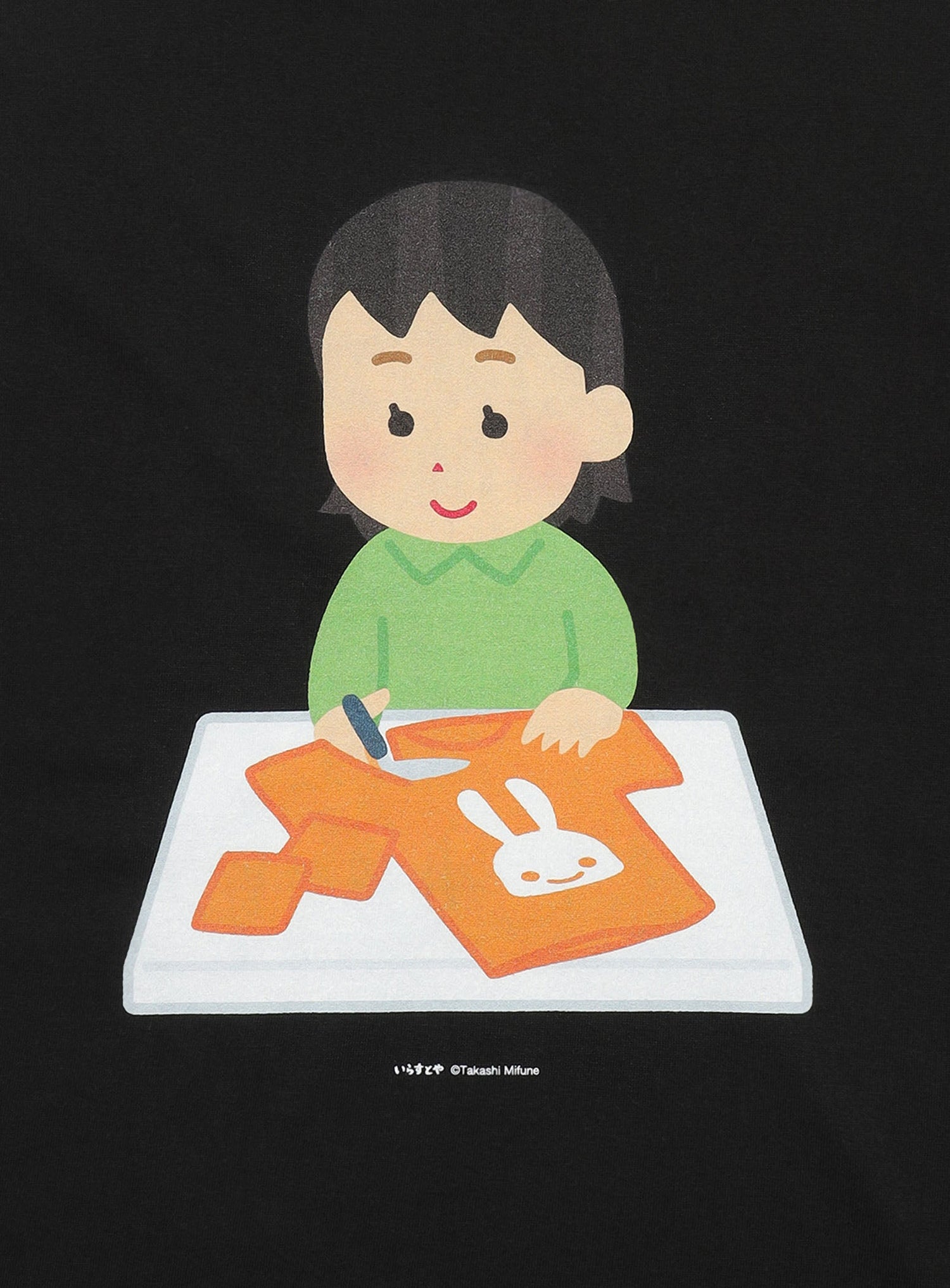 30th ANNIV T-SHIRTS いらすとや ウエスを作っている人