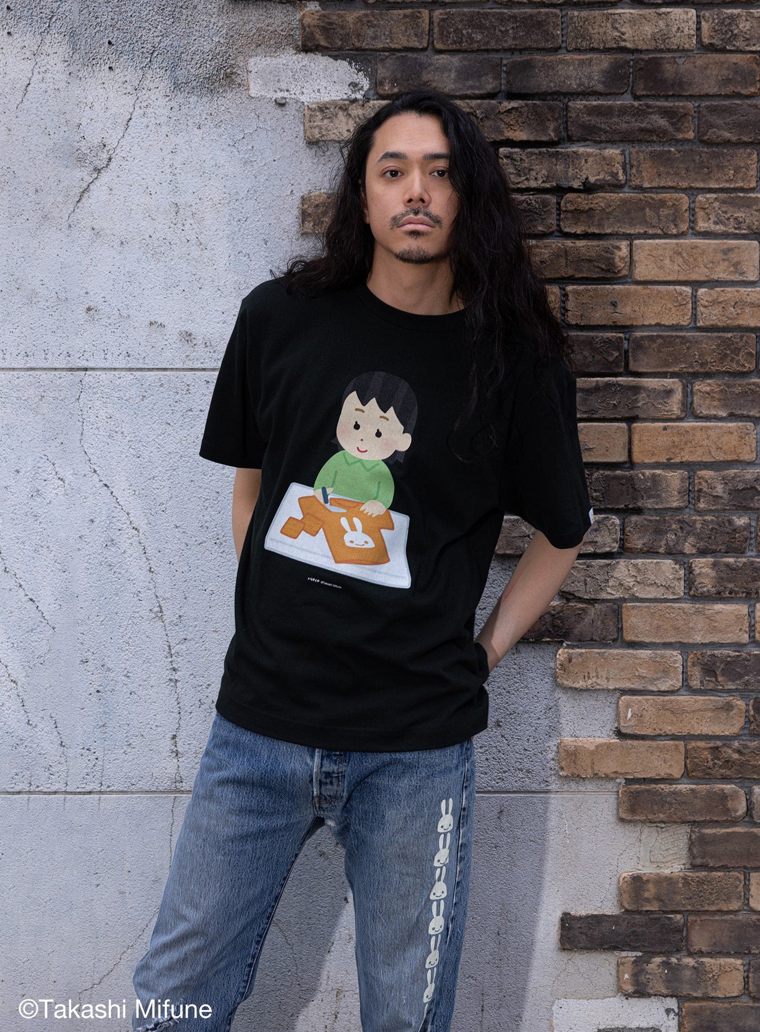 30th ANNIV T-SHIRTS いらすとや ウエスを作っている人
