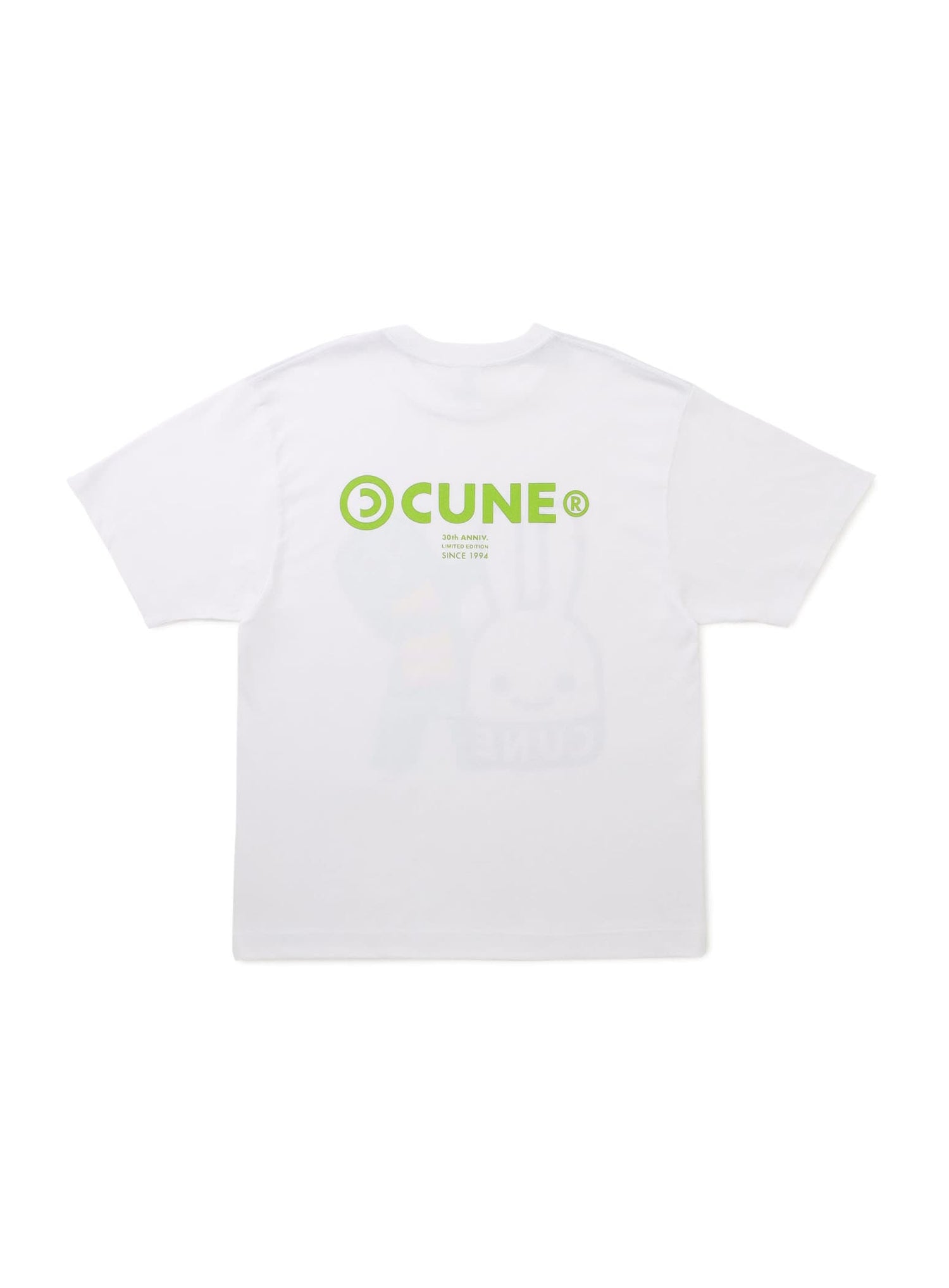 30th ANNIV T-SHIRTS ガチャピンとCUNEウサギ