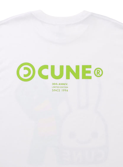 30th ANNIV T-SHIRTS ガチャピンとCUNEウサギ